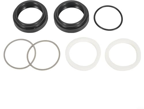 Marchfunny Kit de joint anti-poussière pour fourche de vélo, 30–40 mm en caoutchouc et alliage d'aluminium pour FOX, pour RockShox, pour Manitou, fourches de suspension (32 x 44,7 mm)