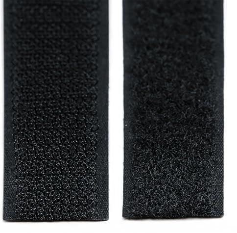 Vaessen Creative Klettband Selbstklebend Extra Stark auf Rolle 2 cm x 10 m - Klettverschluss - Klettband zum Nähen, Kartenmachen, Cosplay, Scrapbooking - 1x Hakenband und 1x Flauschband - Kabelbinder