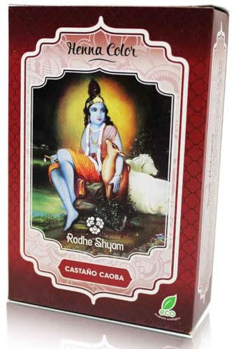 Henna Radhe Shyam Castaño Caoba Polvo