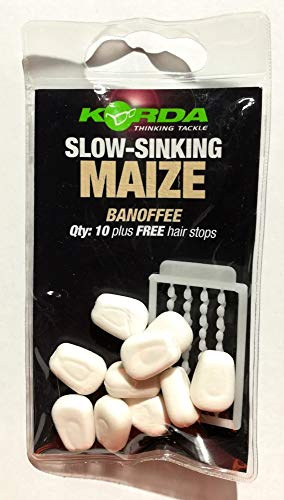 Korda Banoffee Slow Sinking Maize, Künstlicher Karpfenköder, Weiß