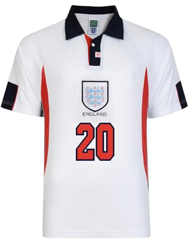 England 1998 World Cup Finals No 20 Owen Shirt White Large Polyester