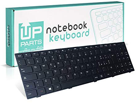 UP PARTS® - Empresa italiana - Teclado italiano para Lenovo IdeaPad 100-15 100-15iby 100-15ib b50-10 Color negro con marco