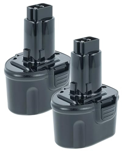 vhbw 2X Akku kompatibel mit Dewalt DW925K | DW925K-2, DW920K2, DW925, DW920K, DW920K-2, DW920, DW968 Werkzeug (2000 mAh, NiMH, 7,2 V)
