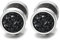 10MM Herren Damen Edelstahl Kreis Ohrringe Ohrstecker mit Funkeln Schwarz, Fake Plugs Ohr Cheater Tunnel Gauges, 1 Paar