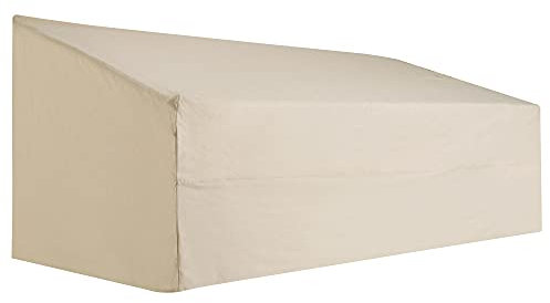 Outsunny Funda Protectora Beige para Banco 3 Plazas 218x111x63/101 cm Cubierta Impermeable para Muebles de Jardín Exterior Terraza Sofá Mesa Silla o Barbacoa