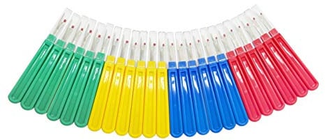 Ouyatoyu 24 Pieces Colorful Seam Ripper Tool Handy Stitch Ripper Sewing Ripper for Opening Removing Seams and Hems