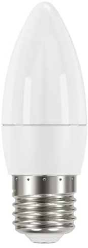 Eveready LED Candle Light Bulb 6 watts/40 watts 480 LumensES E27 Screw in Cool White 4000 Kelvins Pack of 10