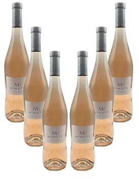 Rose Wein Set - 6x M Minuty Côtes de Provence Rosé 750ml (13% Vol)- [Enthält Sulfite]