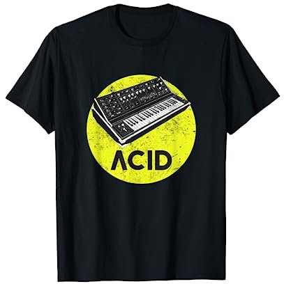 Retro Synthesizer Acid Techno House Analog T-Shirt