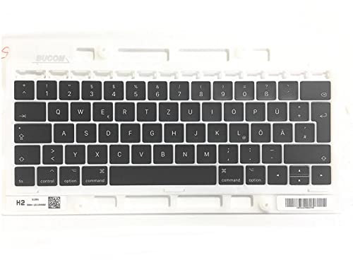 Bucom 1 juego de teclas de teclado alemán para MacBook Pro Retina 13 pulgadas A1706 15 pulgadas A1707 2016 2017