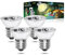 Klarlight 50W E27 Reptile Heating Bulb Dimmable, UVA UVB Light Bulb Full Spectrum Basking Bulb, Tortoise Heat Lamp for Lizard Spider Frog Snake Turtle Chameleon Aquarium Reptile and Amphibian (4-Pack)