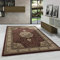 Carpetsale24 Kurzflor Orientteppich 160 x 230 cm Rot - Orientalischer Wohnzimmer Teppich Waschbar - Klassisch Oriental Ornament Medaillon Design - Teppich für Schlafzimmer, Esszimmer und Küche