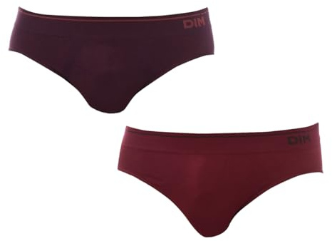 DIM Herren Slip Seamless Baumwolle X2 Slip (2er Pack)