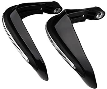 Shkalacar 2 Stücke Universal Motorrad Handschutz, Motorrad Handschutz mit LED Licht, Lenkerschutz für Dirt Bike Motorrad MX Racing ATV Quad