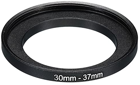 PATIKIL 30mm-37mm Métal Monter Anneau pour Caméra Lentilles Capuchon Noir