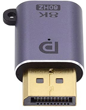 cablecc 8K 60hz DisplayPort 1.4 to Mini DP Male to Female Adapter Ultra-HD UHD 4K 144hz 7680 * 4320 for Video PC Laptop Monitor