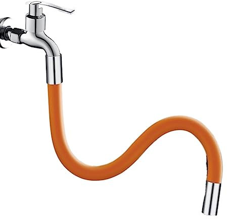 SBTRKT Extensor de alargamiento de Grifo Giratorio Completo Flexible de 50cm y 360 ° for Juego de Ducha, Tubo de extensión de Barra de Ducha, Accesorios de baño