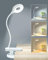 Lampada con Pinza - Protezione Degli Occhi LED Lampada da Lettura con Pinza, 3 Colore Dimmerabile USB Ricaricabile Lampada da Scrivania Senza Fili per Lettura, Studio, Lavoro