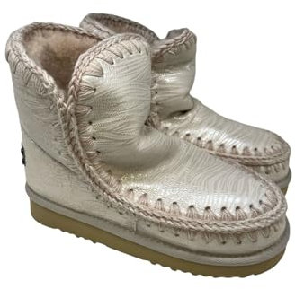 Mou Damen Stiefel 2023 Winter Komfort Stiefeletten Weiß 40 EU