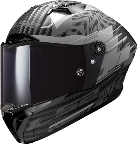 LS2, Integraler Motorradhelm THUNDER GP AERO POLAR Matt Black, XXL