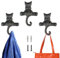 LUHEVIDIA garderobenhaken rustikal, Katzen-Wandhaken,Gusseisen Vintage Wandhaken, Wandaufhänger, große Kleiderhaken für Mäntel, Jacken, Schals und mehr (3 Kätzchen)