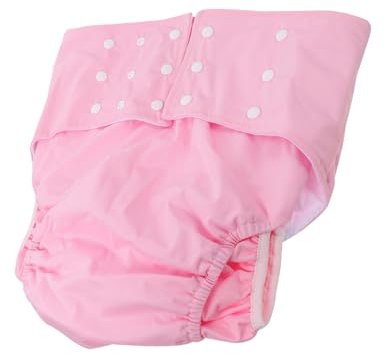 KOMBIUDA 1pezzi Mutandine Igieniche Semplici Lavabili Per Adulti Pannolino Traspirante Design e Regolabile Adatto Alla Maggior Parte Degli Uomini Donne