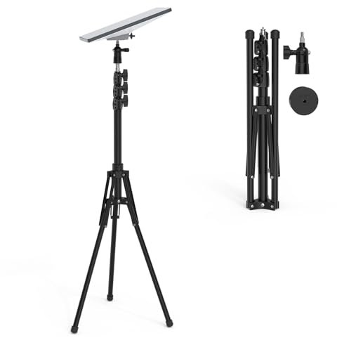 TIUIHU Starlink Mini Tripod Mount,Starlink Mini/V4 Aluminium Alloy Tripod,Height Adjustable-65 inch with 1/4''-20 Threads,Compatible with Starlink Mini Standard Dishy