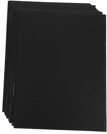 ROMISBABA 10stücke Schwarze Wellpappe-platten Doppelseitige Leere Poster Für Und Außeneinsatz Für -projekte Werbung Und