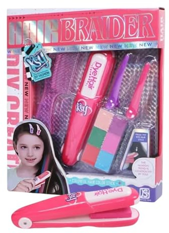 Haarfärbeset Spielzeug, Spielzeug zum temporären Färben von Haaren für Kinder - Temporäres Haarfärbeset Play Hair Chalk,Sicheres mehrfarbiges simuliertes Haar-Make-up-Spielzeug für Kinder und Mädchen