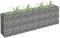 Festnight Gabionen Hochbeet Metall Gabionenkorb Steingabione Hochbeete für Garten Balkon Terrasse Pflanzkorb Steinkorb Ziergabione Pflanzkasten Pflanzkübel Blumenkasten 180x30x60 cm