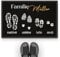 Geschenke Mall Personalisierte Fußmatte - Die Familie - Fussmatte Mit Namen, Fussmatte Personalisiert Familie, Fussmatte Selbst Gestalten, Fussmatte Familie (# 4 Mitglied)