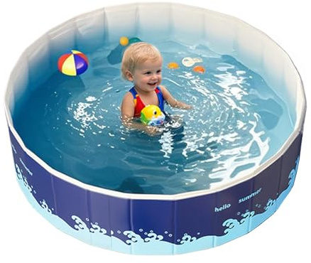 Piscine Pour - Piscine Gonflable | Baignoire Pliable Grande Capacité Activités Natation Pour Jardin Vacances Cour
