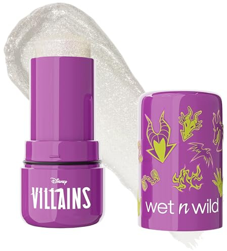Wet n Wild x Disney Villains Jelly Highlighter, Hochpigmentierter Gel-Highlighter, Wet-Look - Inspiriert von Maleficent, Cast Spell