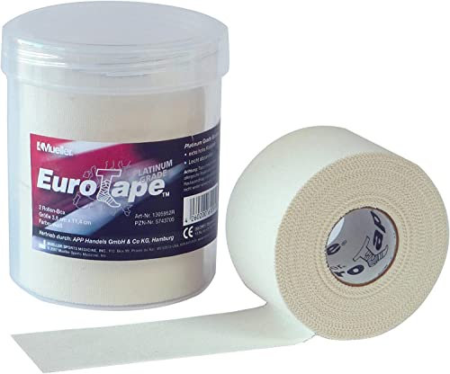 MUELLER Platinum Athletic Tape, 2 Rollen, weiß