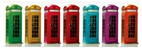 Premier Housewares 2800470 Wand Art, London Calling, lackierte drucken