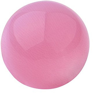 Quiges Glas 10 mm Eligo Kugel Cat Eye Pink für Silber Ring und Anhänger