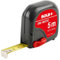 SOLA UNI-MATIC - Bandmaß 5m / 16mm - Taschenbandmaß mit Gürtelclip - Stahlband, gelb lackiert mit mm Skala - Genauigkeitsklasse II - Rollmeter mit beweglichem Endhaken - Metermaß Länge - 5m/16mm