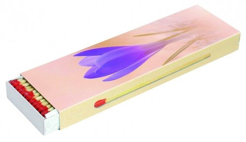 10 Schachteln à 45 Zündhölzer für Grill, Kamin und Kerzen Maxi 20 cm (450 Streichhölzer), Motiv Frühling/Sommer KM Match Art. 810