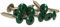 100x MEISTERLING® Fassadenschrauben INOX V4A 5,5 x 35 mm – Flachkopf Torx T20 + 1 Bit – Dunkelgrün
