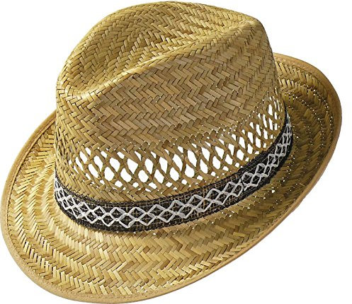 Harrys-Collection Herren Strohhut Erntehut!, Größe:58