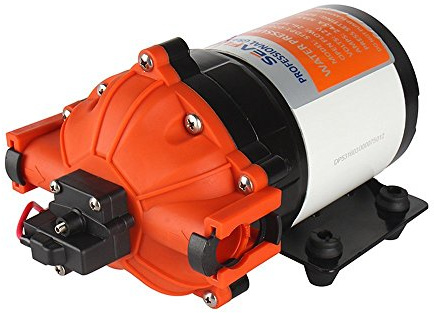 LIGHTEU®, Seaflo DC 12V 26.5LPM 4.2 Bar 53S Pompe à eau à amorçage automatique avec dérivation à la demande pour camping-car, yacht, jardin, camping-car