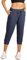 icyzone Damen Jogginghose 3/4 Sporthose Laufhose Loose Fit Sweathose Casual Capri Hose (M, Navy)
