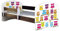 ACMA Kinderbett Jugendbett mit Einer Schublade und Matratze Wenge mit Rausfallschutz Lattenrost II 140x70 160x80 180x80 (31 Eule, 180x80)