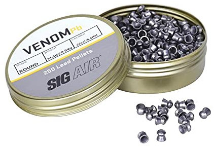 Eva Shop® SIGAIR Dagger Premium Luftgewehrmunition Diabolos Luftgewehrkugeln für Luftdruckwaffen, Luftgewehr und Luftpistole - Spitzkopf Diabolo Jagdkugel 5,5mm