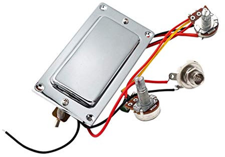 Kit de micro Humbucker double bobine pour guitare électrique avec potentiomètre 500 K