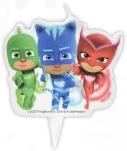 Modecor Für PJ Masks Fans 2D Geburtstagskuchen Kerze Lizenzprodukt