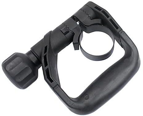 Seitengriff verstellbar 50 mm mit Griff für Bohrhammer Schwarz Seitengriff Hammer Seitengriff Bohrer Seitengriff