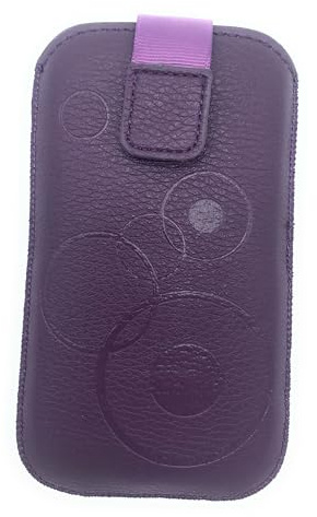 Handy Tasche lila für Bea-Fon C80 / Bea-Fon SL230 - Schutz Hülle Slim Case Cover Etui Sleeve mit Klettverschluss