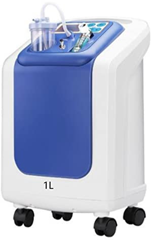 ADZHY Generador de Concentrador de Oxígeno, Máquina de Oxígeno Portátil Ajustable de 1-5 L/min, Máquina de Oxígeno de Alta Pureza al 96 ± 3%, Concentrador de Oxígeno con Función de Atomización.,ZY101