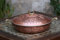 Juego de utensilios de cocina de cobre hechos a mano, utensilios de cocina tradicionales de cobre, vajilla, utensilios de cocina de cobre (18 x 18)